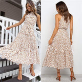 Boho Women Long A-Line Off Shoulder Elegant Sash Maxi Dress Women