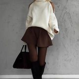 Off Shoulder Turtleneck Sweater