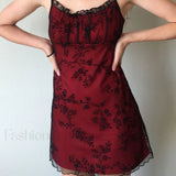 Floral Mesh Mini Dress