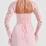Frida Mini Dress - Pink