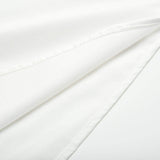 Front-breasted White Elastic Waist Sling Strap Dress