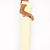 Turn Heads Fast Pants Lemon