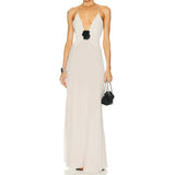 Sexy Backless Spaghetti Strap Long Chic Women Club Party Vestidos Maxi Dress