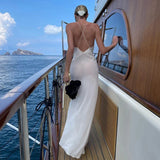 Sexy Backless Spaghetti Strap Long Chic Women Club Party Vestidos Maxi Dress