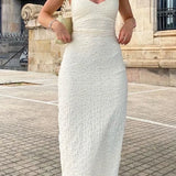 Long Woman Fall Solid Robe Summer Midi Dress