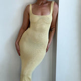 Women Fit Wrap Bodycon Vintage Knitted Long Club Party Maxi Dress
