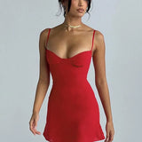 Slip Floral Print Sleeveless Backless Party Club Gown Elegant Vestido Mini Dress