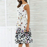 Hot Fashion Women Floral Long Maxi Dress Evening Party Ladies Casual Beach Holiday Dresses Summer Sundress