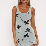 Sheer Bliss Knit Mini Dress Mint
