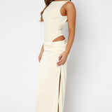 Moonlight Muse Maxi Dress Lemon