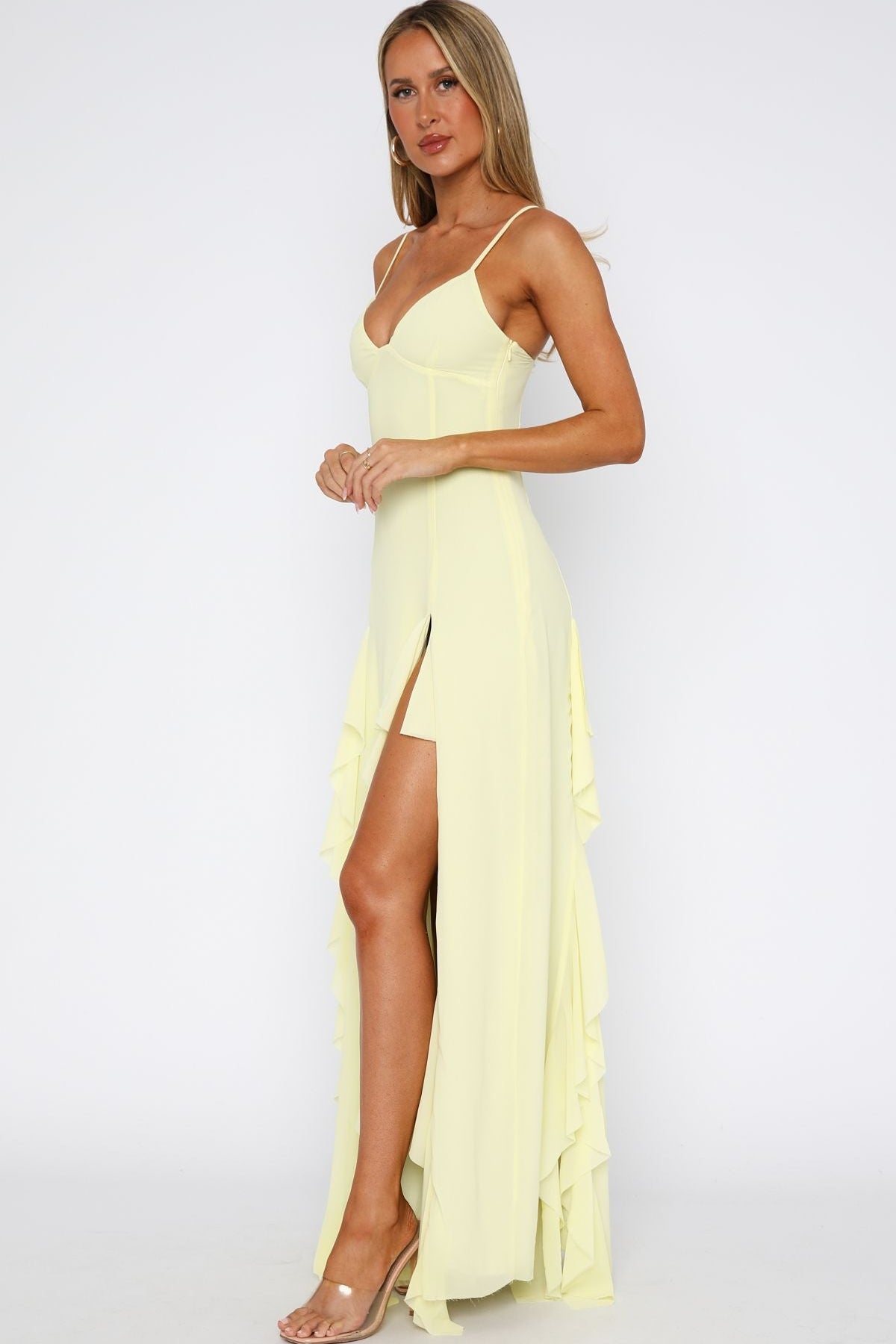 Summer Solstice Maxi Dress Lemon