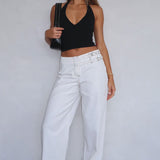 No Second Chances Pants Cream