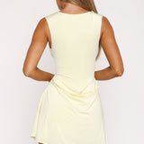 Guest Of Honour Mini Dress Lemon
