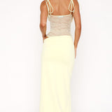 Compliment Me Maxi Dress Lemon