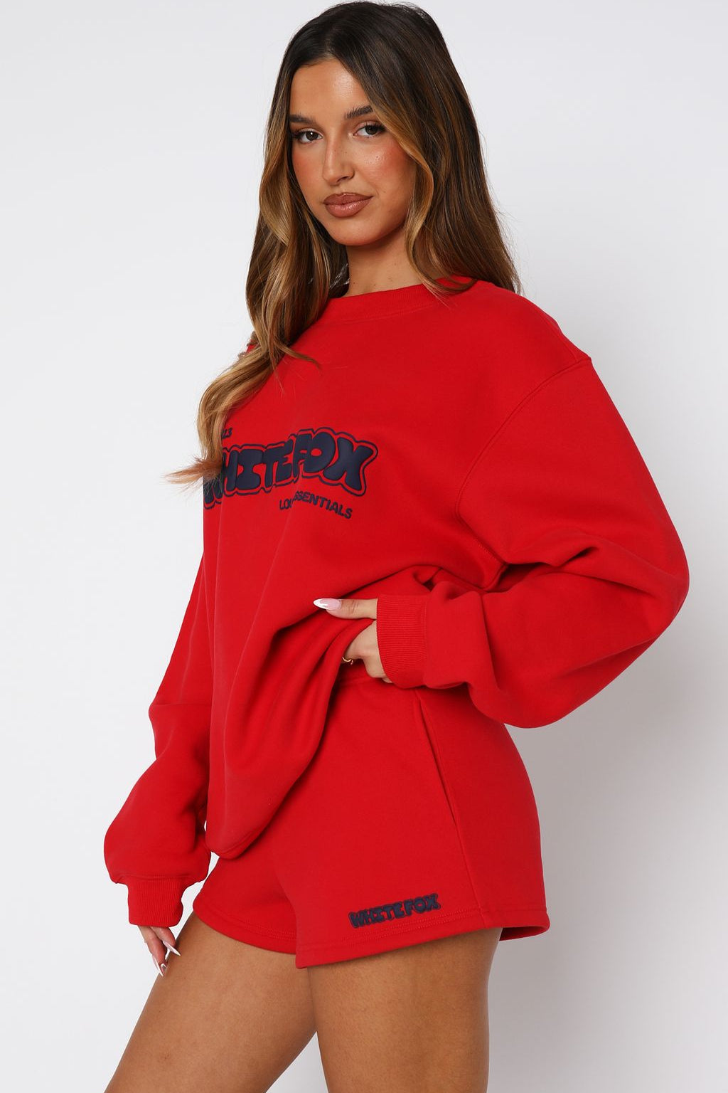 Give It A Try Lounge Shorts Red