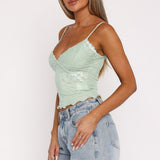 Sweet Sensation Cami Top Green