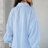 Khaki Cotton Linen Relaxed Long Sleeve Two Piece Set