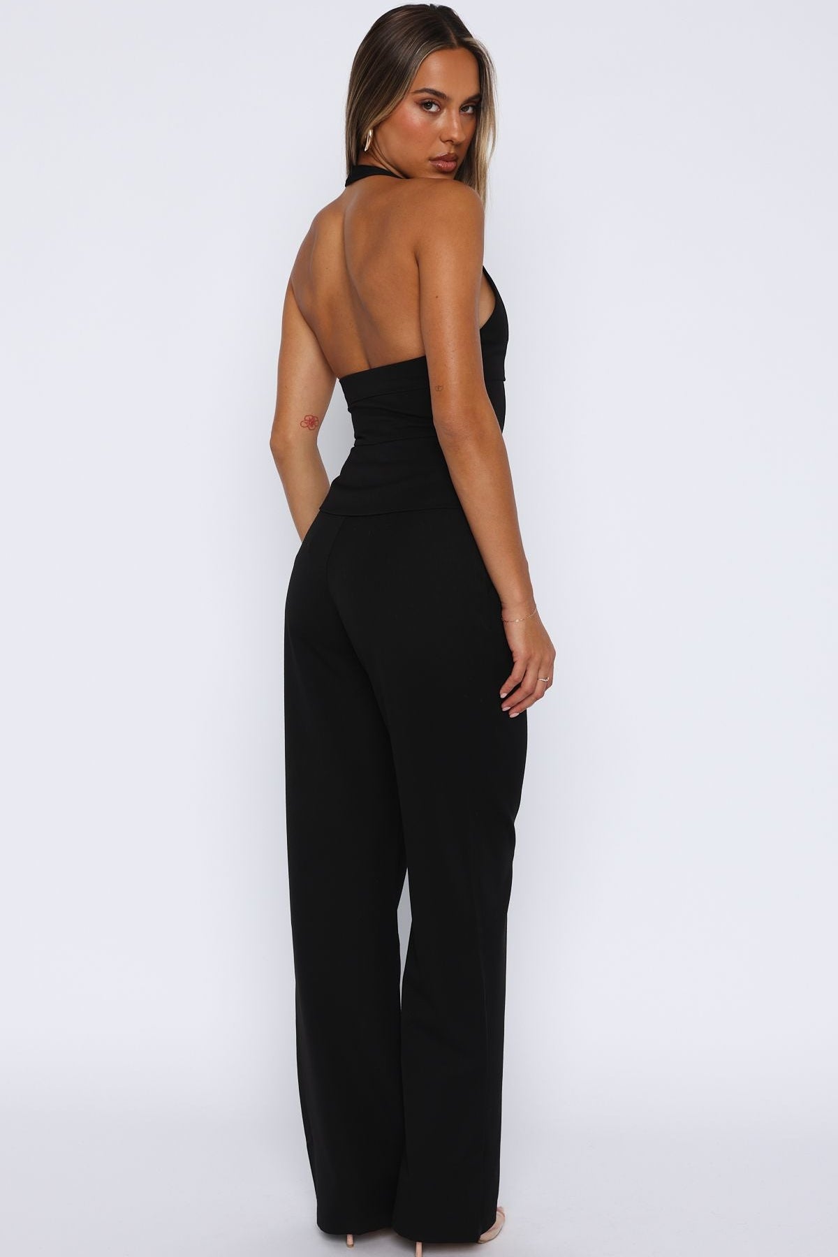 Only Acting Pants Black