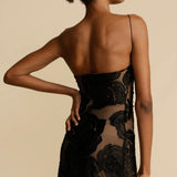 Lindsay Floral Printed One Shoulder Maxi Dress