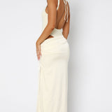 Moonlight Muse Maxi Dress Lemon