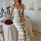 Melissa Ruffle Tunnel Maxi Dress