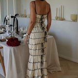 Melissa Ruffle Tunnel Maxi Dress