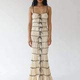 Melissa Ruffle Tunnel Maxi Dress