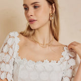 Multi Floral Graceful Midi Dress