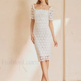 Multi Floral Graceful Midi Dress