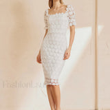 Multi Floral Graceful Midi Dress
