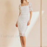 Multi Floral Graceful Midi Dress