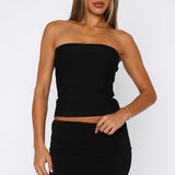 Thought I Was Dreaming Bandage Top Black