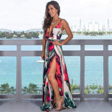 New Women Bodycon Floral Maxi Dress