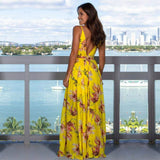 New Women Bodycon Floral Maxi Dress