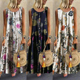 New Women's Boho Sleeveless Summer Dress