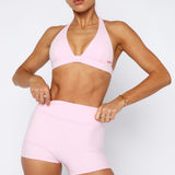 Stronger High Waisted Shorts 3" Marshmallow