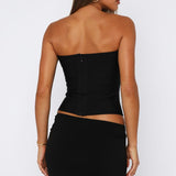 Thought I Was Dreaming Bandage Top Black