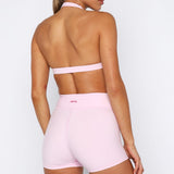 Stronger High Waisted Shorts 3" Marshmallow