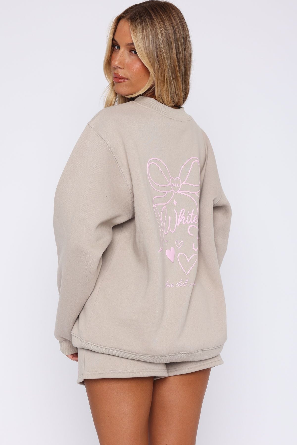 Love You Forever Oversized Sweater Moon