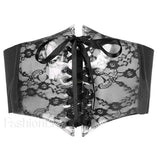 Patchwork Lace Corset Top