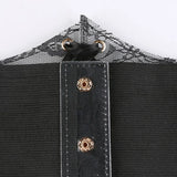 Patchwork Lace Corset Top