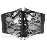 Patchwork Lace Corset Top