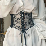 Patchwork Lace Corset Top
