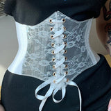Patchwork Lace Corset Top