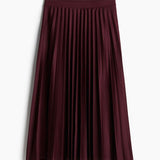 Knitted Vest And Pleated Skirt