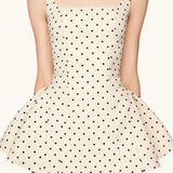 Polka Dot Square Neck Cami Mini Dress