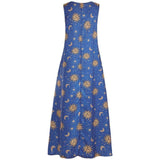 Printed Bohemian Ethnic Style Beach Maxi Dress