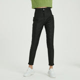 Women's Warm High Waist Long Pants
