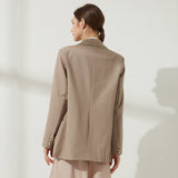 Women's Blazer Classic Double Breasted Long Sleeve Coat