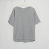 Women's O Neck Short Sleeve Basic Tees